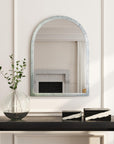 Indigo Road by Egypt Sherrod x East at Main Hera Antiqued Metal Arch Mirror