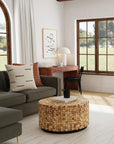 Mila Round Coconut Coffee Table