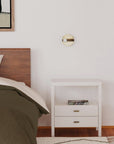 Wind Wood 2 Drawer Nightstand