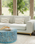 Mila Round Coconut Coffee Table
