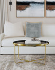 Indigo Road by Egypt Sherrod x East at Main Jasmine Enamel Tray Top Coffee Table