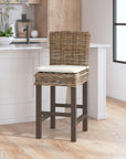 Dyer Rattan Stool
