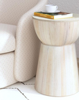 Cinched Drum Side Table