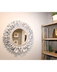 Indigo Road by Egypt Sherrod x East at Main Hapsala Rattan Round Starburst Mirror