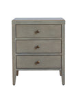 Webb 18.5" Solid Wood 3-Drawer Nightstand
