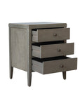 Webb 3 Drawer Solid Wood Nightstand