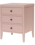Webb 18.5" Solid Wood 3-Drawer Nightstand Solid Wood nightstand