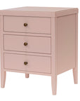 Webb 3 Drawer Solid Wood Nightstand