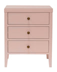 Webb 3 Drawer Solid Wood Nightstand