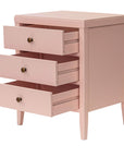 Webb 3 Drawer Solid Wood Nightstand