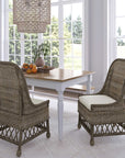 Marietta Curved Rattan Dining Chair