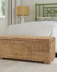Daria 39" Woven Abaca Storage Bench