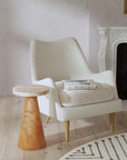Indigo Road by Egypt Sherrod x East at Main Kayu Petrified Wood Pedestal Table