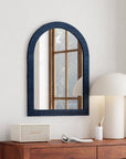 Indigo Road by Egypt Sherrod x East at Main Gia Raffia Mirror