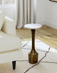 Indigo Road by Egypt Sherrod x East at Main Alto Textured Metal Martini Accent Table