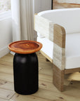 Indigo Road by Egypt Sherrod x East at Main Makoa Pedestal Side Table