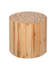 Jaylen Teak Wood Round Accent Table
