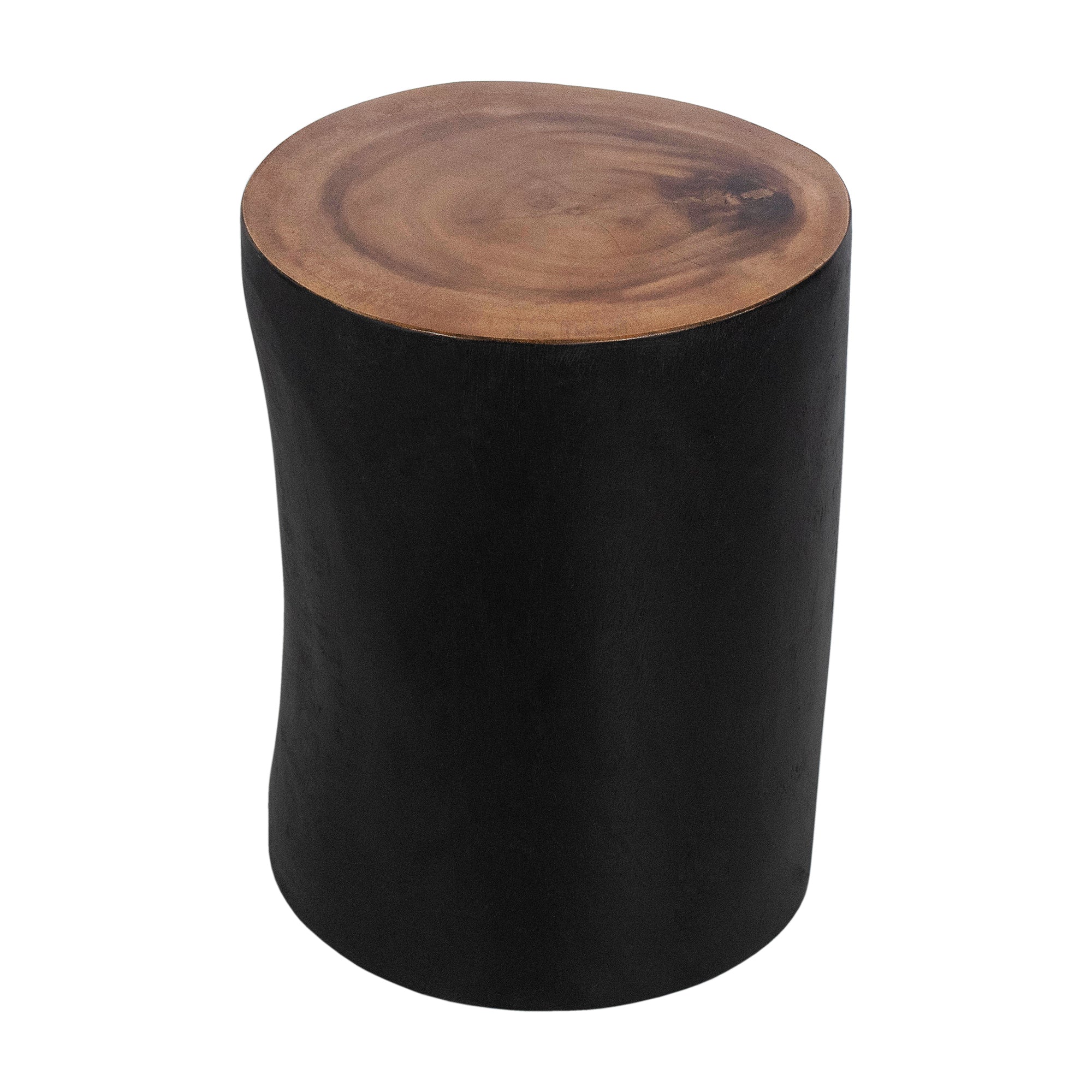 Kaia Munggur Wood Tree Stump Side Table | East at Main