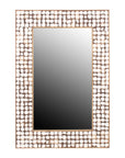 Mila Rectangular 26" Coconut Shell Mirror