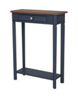 Charlotte Bayur Wood 24" Console Table with Storage Drawer
