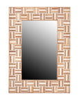 Pyramid Recycled Wood Rectangle Mirror