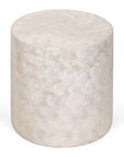 Tasi Round Capiz 15.5" Accent Table