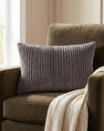 Hayes Pleated Velvet Pillow