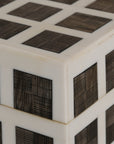 Cassia Rectangular Carved Horn Nesting Box, Set of 2 Solid Wood decorative accessories