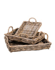 Moana Rattan Tray Set