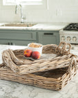 Moana Rattan Tray Set