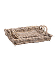 Moana Rattan Tray Set