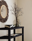 Indigo Road by Egypt Sherrod x East at Main Hapsala Rattan Round Starburst Mirror