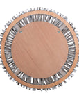 Hapsala Round Rattan Starburst 30" Mirror