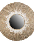 Indigo Road by Egypt Sherrod x East at Main Mendong Seagrass 30" Round Mirror