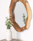 Victor Live Edge Solid Wood Mirror