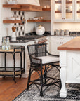 Amelia Rattan Bar Cart