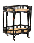 Amelia Rattan Bar Cart