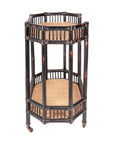 Amelia Rattan Bar Cart