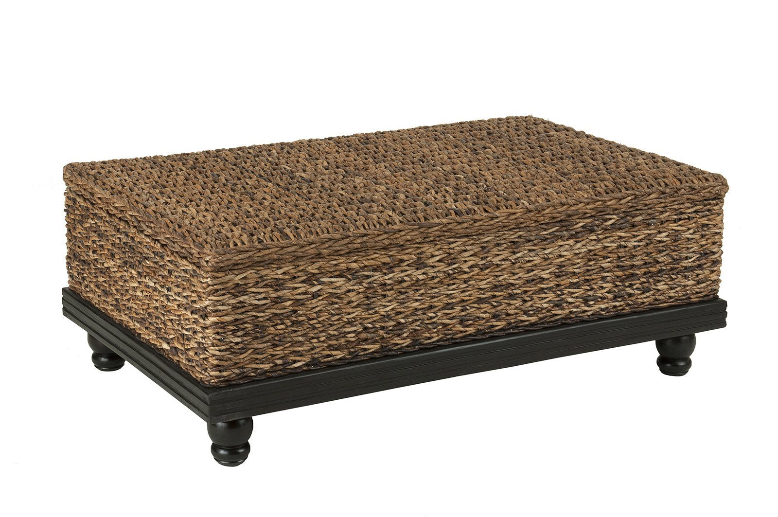 Delilah Woven Abaca Storage Coffee Table