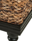 Delilah Woven Abaca Storage Coffee Table