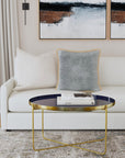 Indigo Road by Egypt Sherrod x East at Main Jasmine Enamel Tray Top Coffee Table