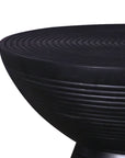 Indigo Road by Egypt Sherrod x East at Main Ring Carved Solid Wood Black Coffee Table