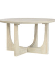 Reverse Arch Round Solid Mango Wood 30" Coffee Table