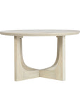 Reverse Arch Round Solid Mango Wood 30" Coffee Table