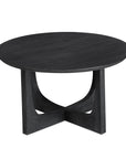 Reverse Arch Round Solid Mango Wood 30" Coffee Table