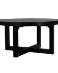 Christie Cross Base Wood Coffee Table