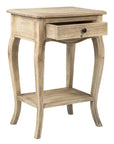 Bishop 26" Curved Leg Solid Wood Accent Table