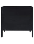Avalon 3 Door Chest, Black