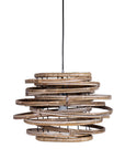 Rory Rattan Drum Pendant