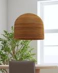 Java Dome Handwoven Rattan 23" Pendant